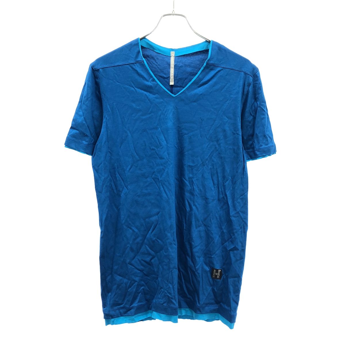 フランシストモークス Vネック レイヤード Tシャツ FranCisT_MOR.K.S フランシストモークス LYOCELL/C JERSEY FAKE