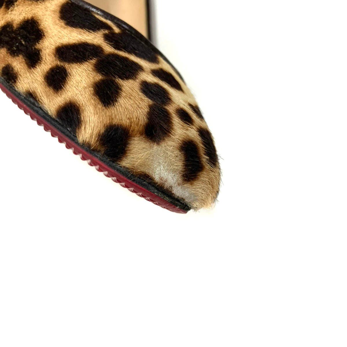 Christian Louboutin ルブタン レオパード ハラコ パンプス Christian Louboutin クリスチャンルブタン レオパード ハラコ