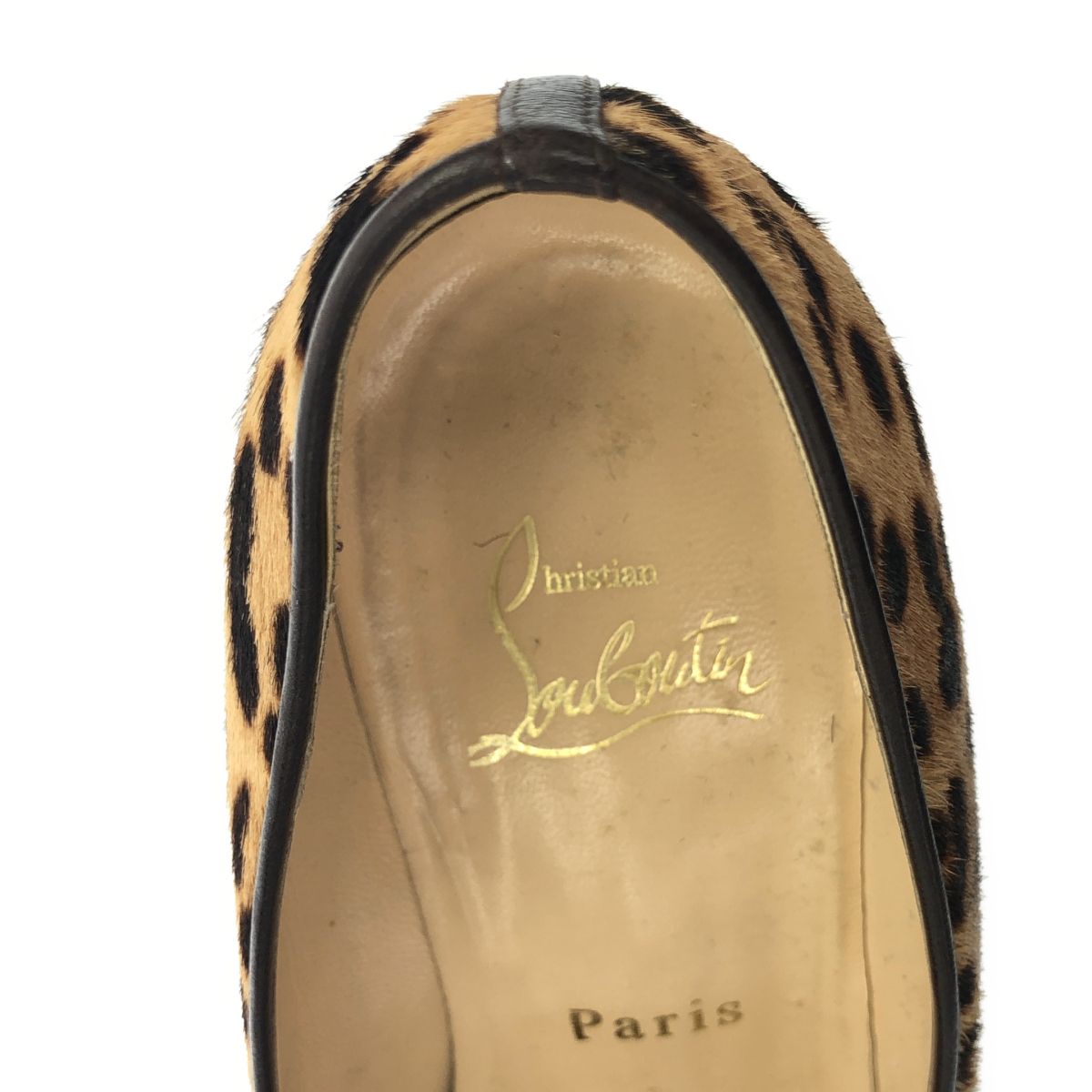 Christian Louboutin クリスチャンルブタン レオパード ハラコ