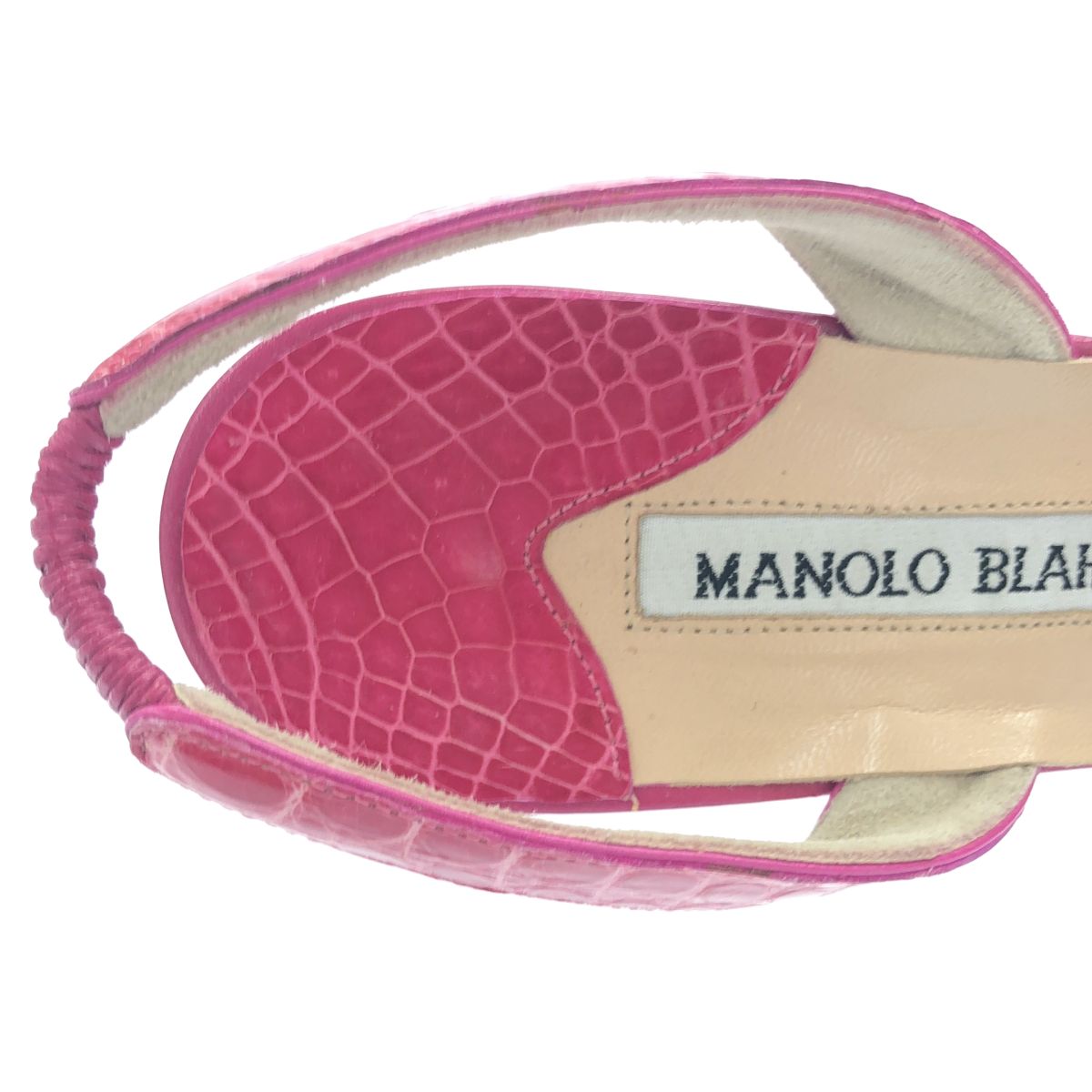 MANOLO BLAHNIK マノロブラニク CAROLYNE キャロライン クロコ
