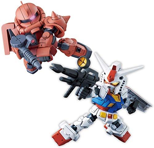 SD 건담 크로스 실루엣 RX-78-2 건담&차르 전용 자쿠 II 컬러 코드 프라모델