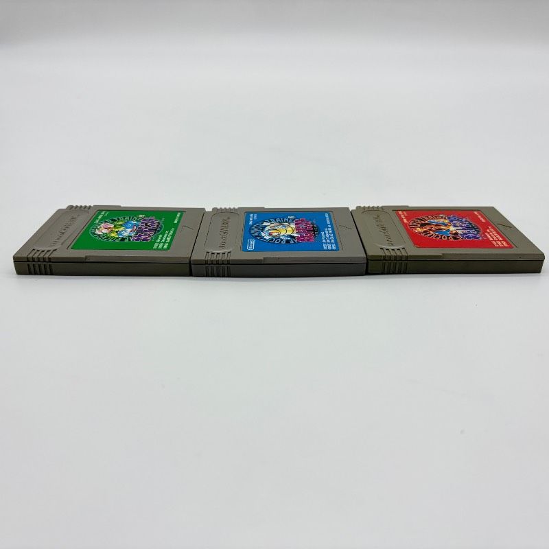 ポケットモンスター赤 緑 青 Nintendo GAMEBOYソフト 3個セット