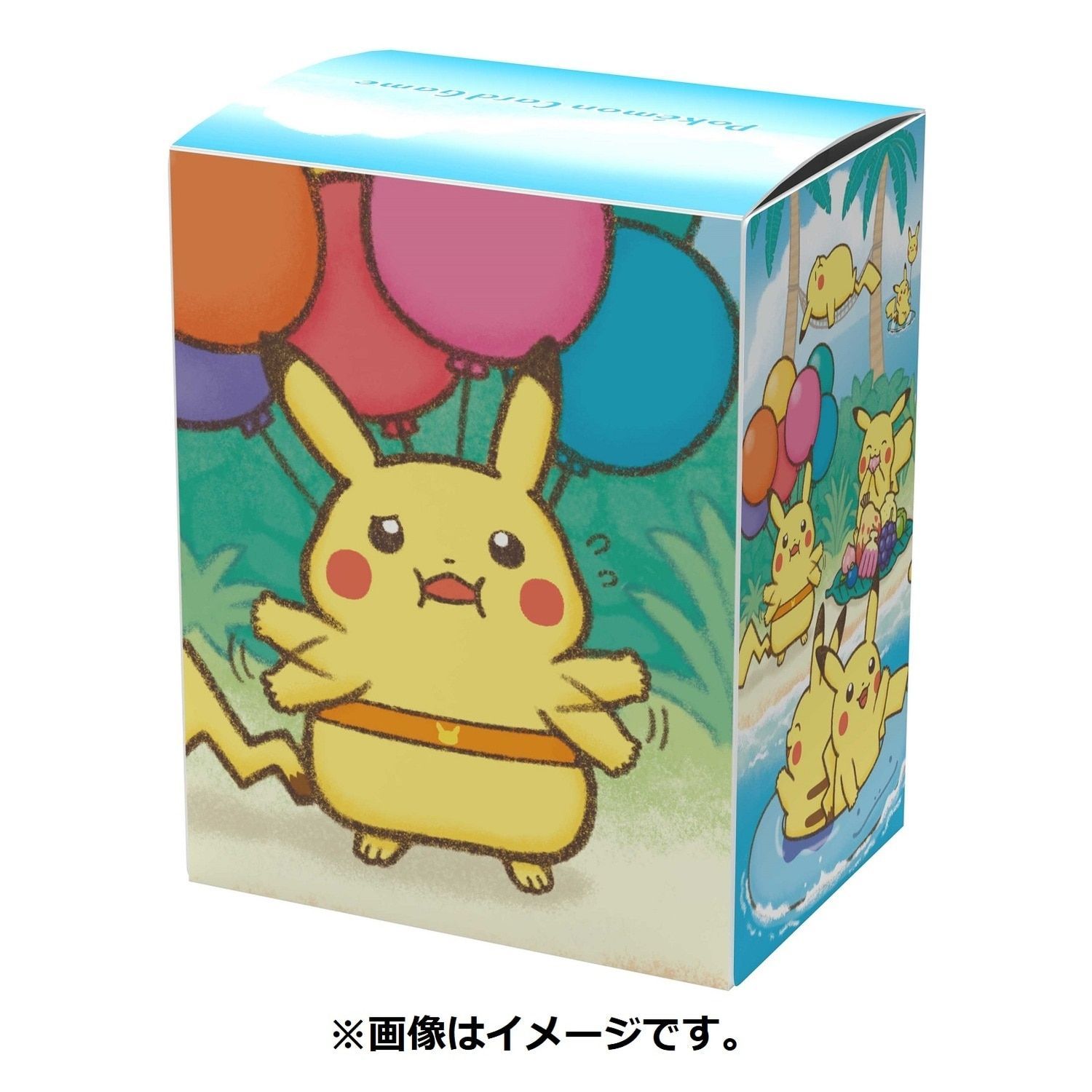 新品セット】 なみのりピカチュウ＆そらをとぶピカチュウ デッキケース