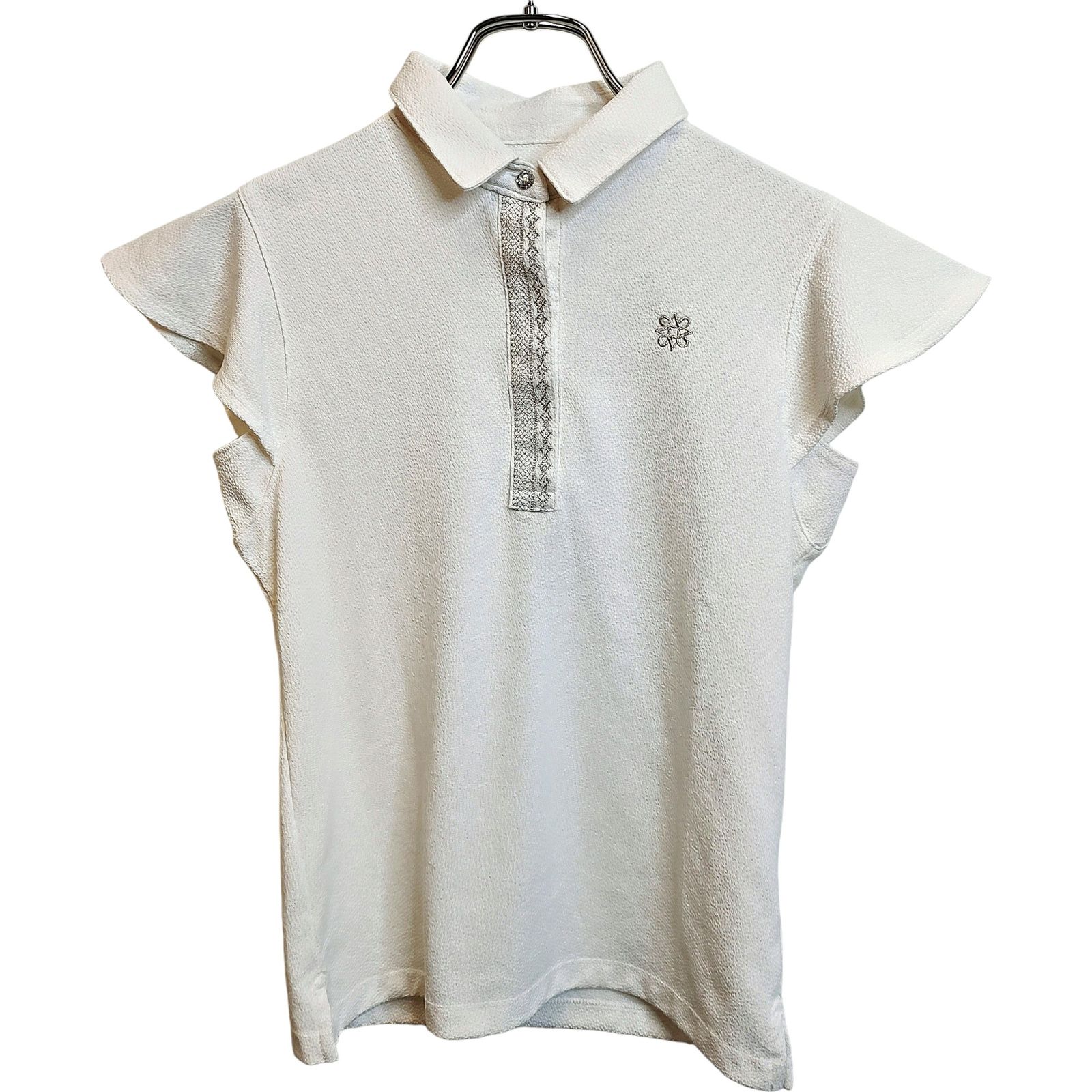 St ANDREWS セントアンドリュース ゴルフ 23SS 半袖 フリル ポロシャツ