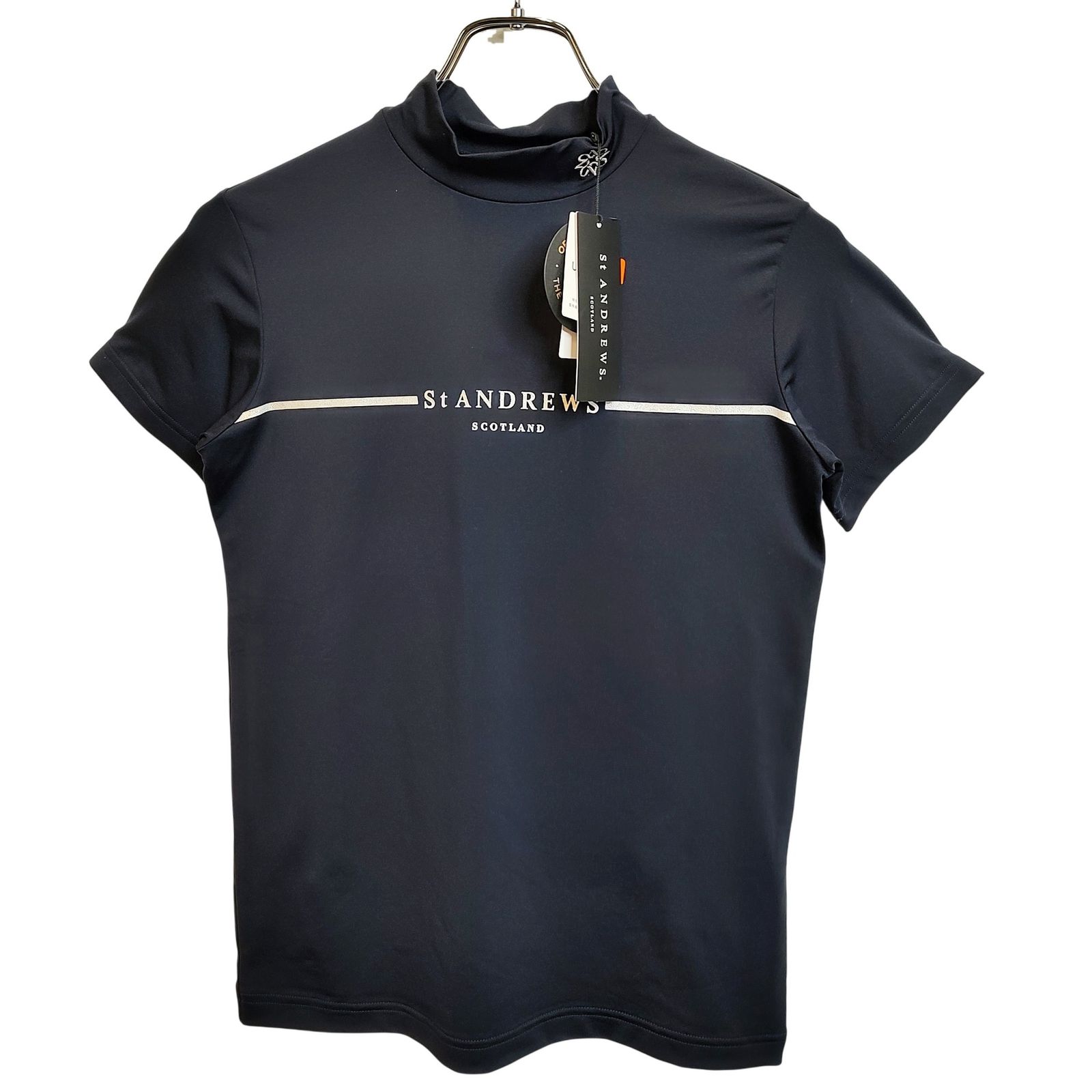 St ANDREWS セントアンドリュース ゴルフ 23AW 半袖 モックネック T