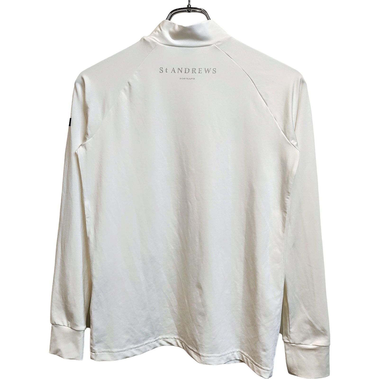 St ANDREWS セントアンドリュース ゴルフ 長袖 モックネック Tシャツ