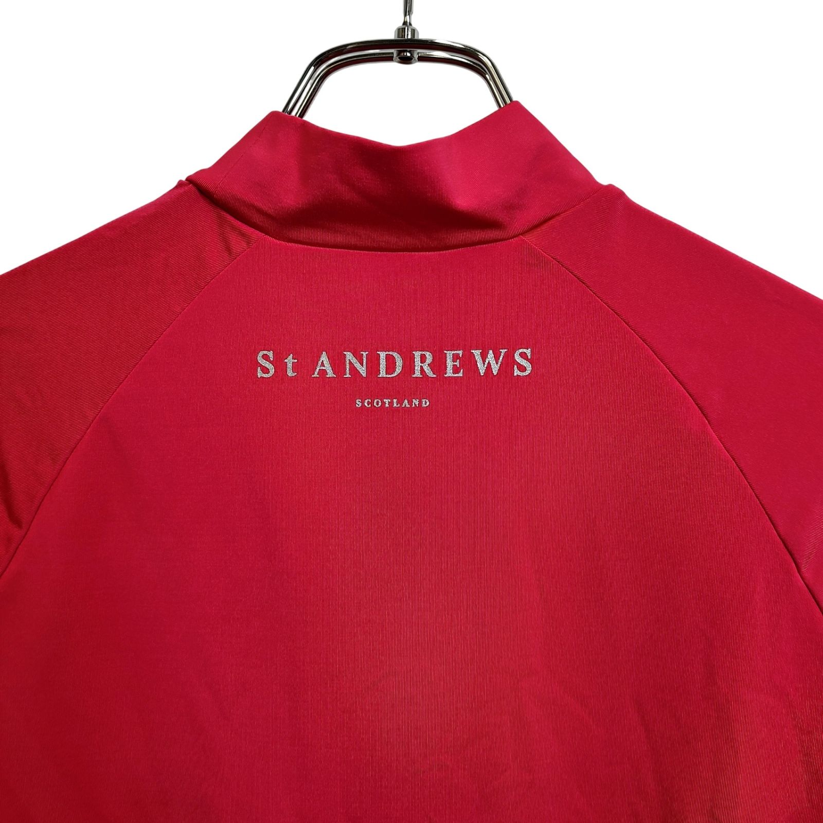 【新品タグ付】セントアンドリュース　長袖シャツ　Mサイズ St ANDREWS セントアンドリュース ゴルフ 長袖 モックネック Tシャツ
