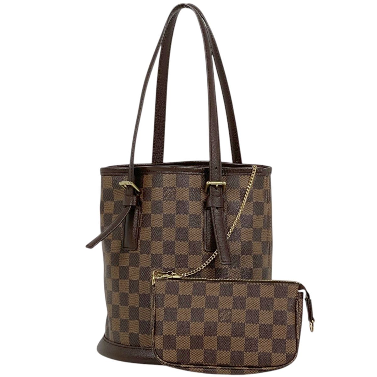 ルイ・ヴィトン Louis Vuitton マレ トートバッグ ハンドバッグ バケット ショルダー ダミエ ブラウン N42240 レディース 【中古】 64,900円