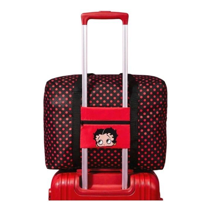 Betty Boop ベティちゃん トラベルバッグ キャリーオンバッグ 大容量