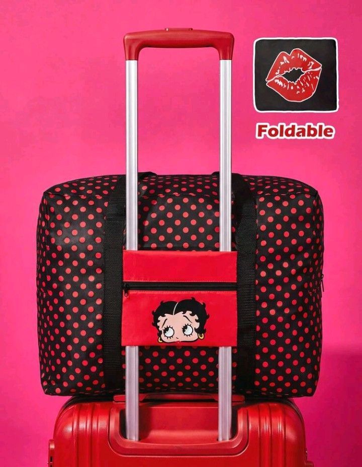 Betty Boop ベティちゃん トラベルバッグ キャリーオンバッグ 大容量