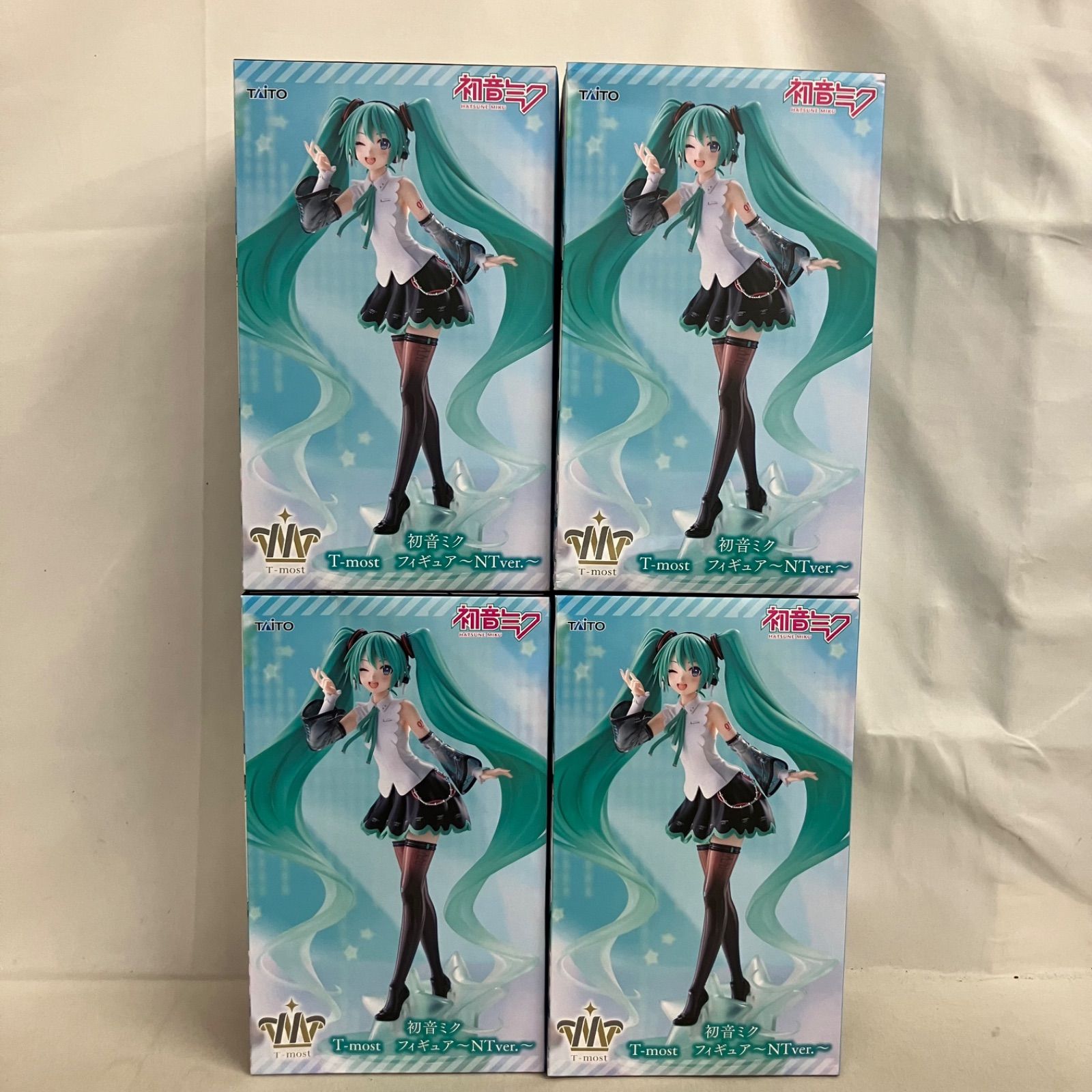 未開封 初音ミク T-most 初音ミク NT フィギュア 4個セット SF9665