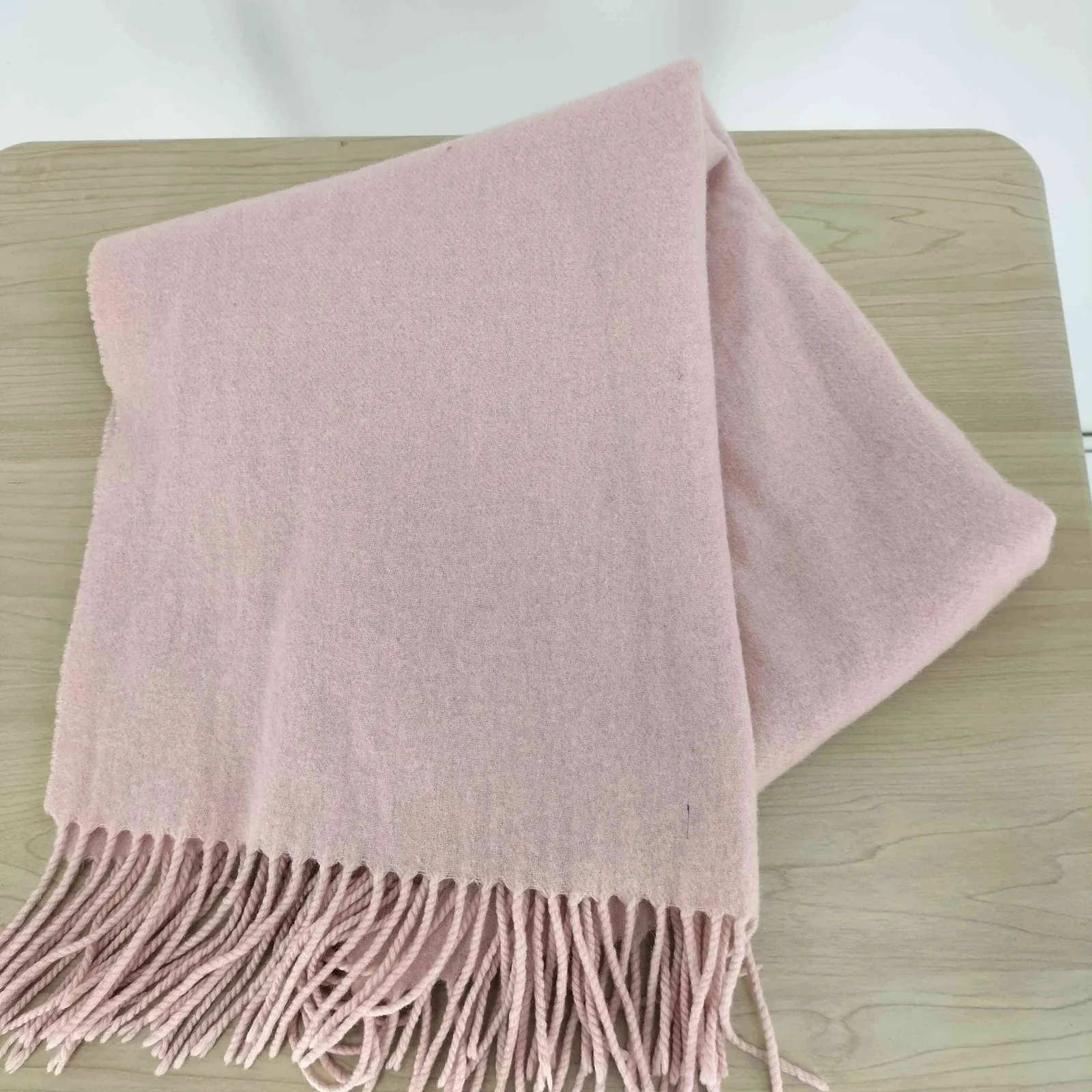 クロエ Chloe ロゴ刺繍 カシミヤ マフラー レディース 表記無 (傷や