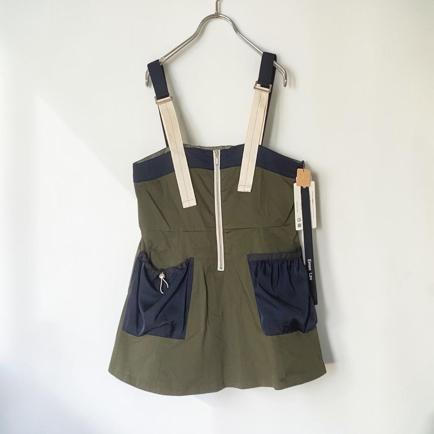 【専用】ヤマダヤ エイミーロウ ミリタリーデザインビスチェ カーキ 新品 タグ付き 未使用品 Eimee Law エイミーロウ ミリタリービスチェ