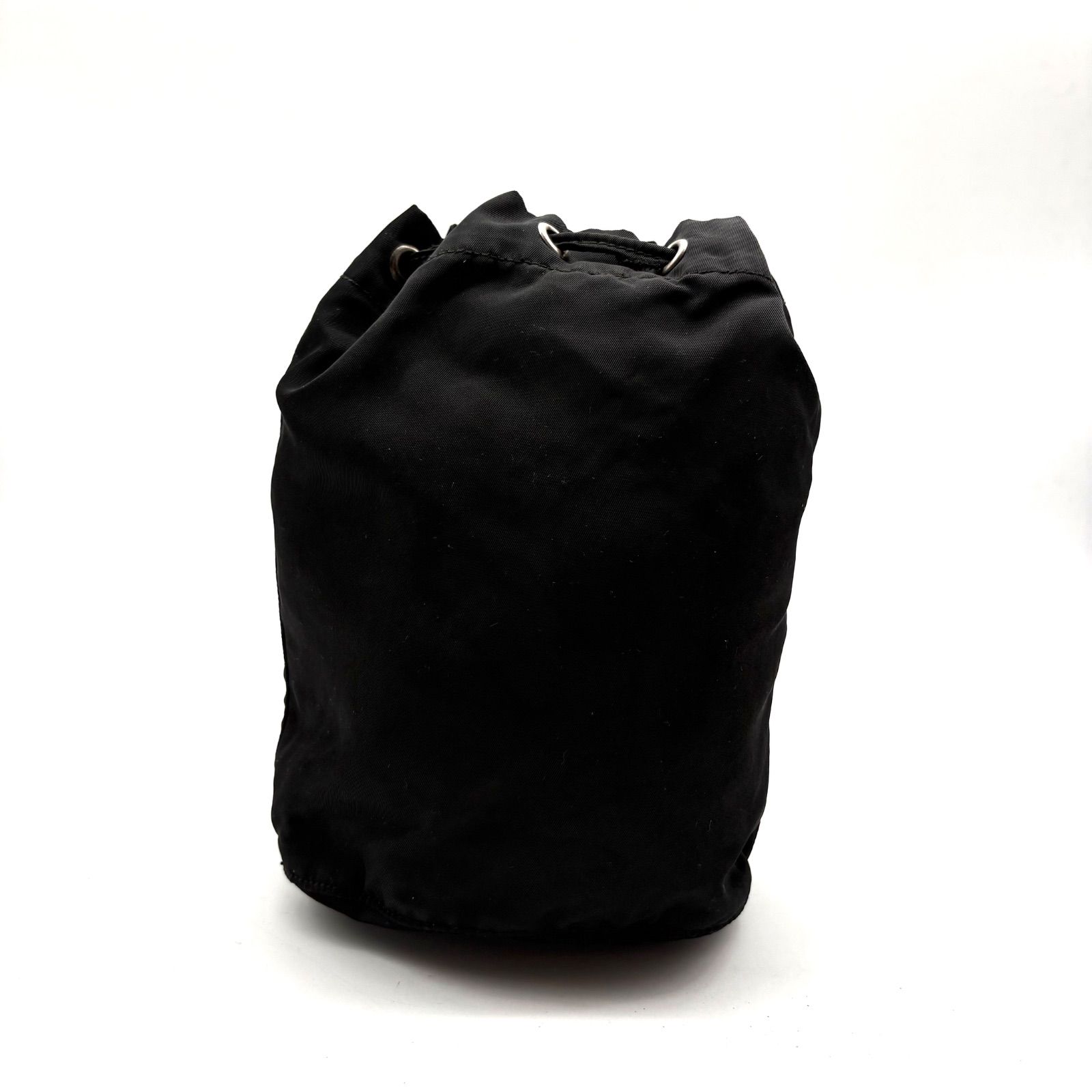 PRADA Vintage Nylon Drawstring Pouch Black プラダ ヴィンテージ