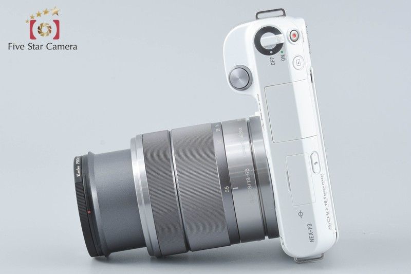 中古】SONY ソニー α NEX-F3 ズームレンズキット ホワイト シャッター