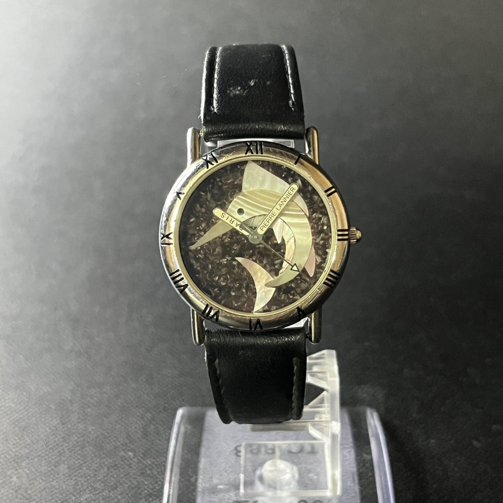 稼働品】 希少 Pierre Lannier ピエールラニエ 腕時計 カジキ シルバー