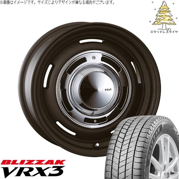 プリウス 30系 50系 215/45R17 スタッドレスタイヤ ホイール 4本セット | ブリヂストン ブリザック VRX3 × クリムソン ディーン クロスカントリー マットブラック 17インチ 7.0J +40 5穴100 176,196円