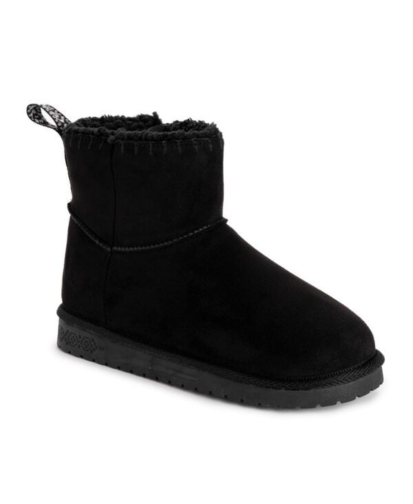 ムクルクス レディース シューズ ブーツ・レインブーツ MUK LUKS Womens Tatum Boots Wide Blackout