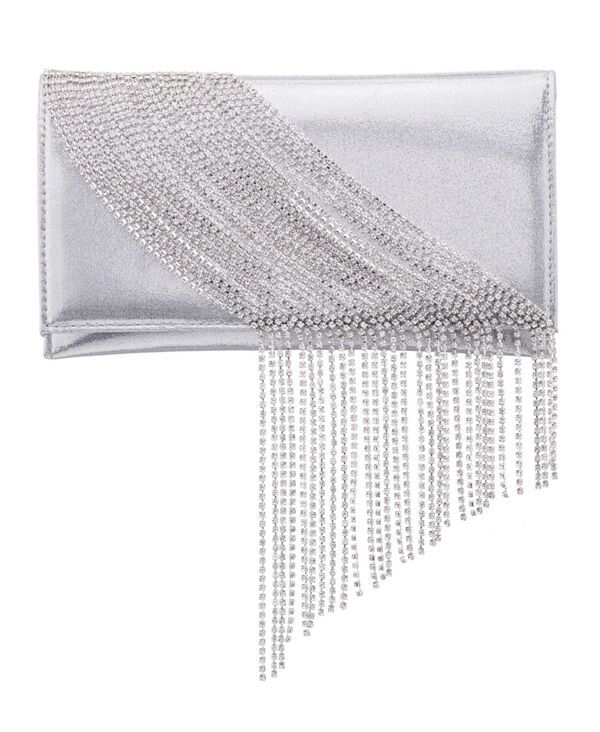 ニナ レディース バッグ クラッチバッグ Nina Crystal Chain Slim Envelope Clutch Silver シルバー 14,746円