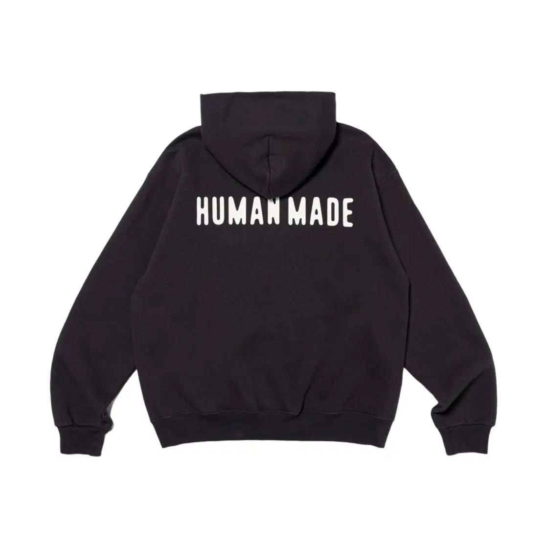 HUMAN MADE ヒューマンメイド Classic ジップアップ フーディー ブラック M HM32CS022