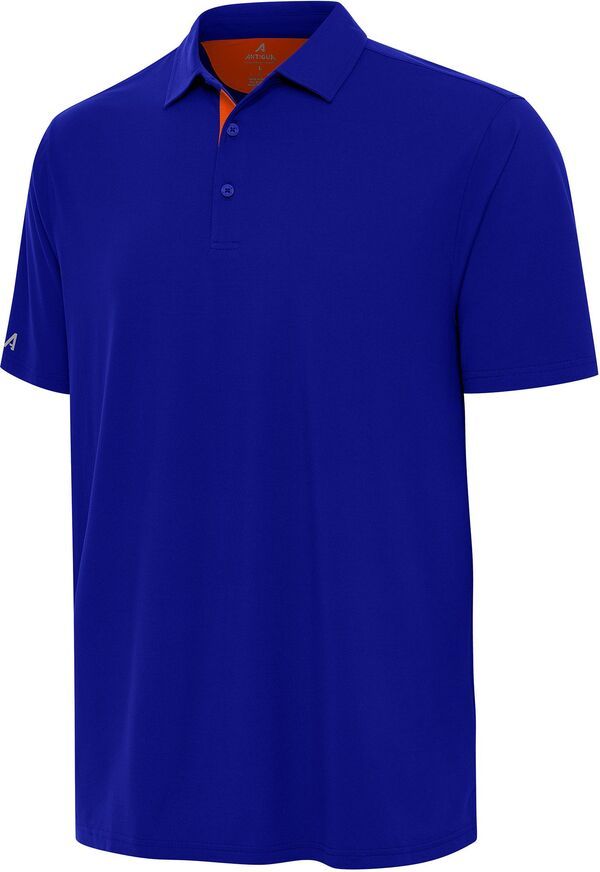 アンティグア メンズ トップス ポロシャツ Antigua Mens Era Solid Golf Polo Dark RoyalMango