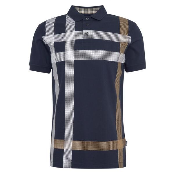 バブアー メンズ トップス ポロシャツ Barbour Mens Blaine Polo Shirt NavyPine NY94 ネイビー 22,578円