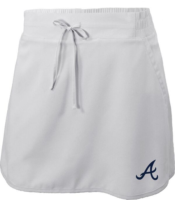 コロンビア レディース ボトムスカート Columbia Womens Atlanta Braves OmniWick Lakewood Pineskort White ホワイト