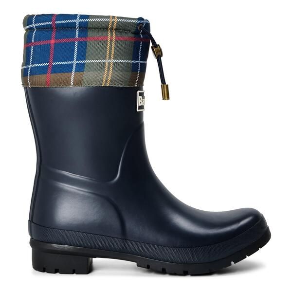 バブアー レディース シューズ ブーツ・レインブーツ Barbour Womens Mowbray MidHeight Waterproof Wellies NavyCl Tartan ネイビー