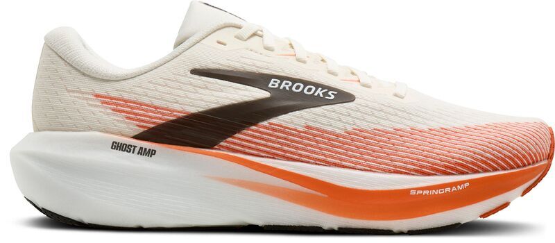 ブルックス メンズ シューズ スニーカー Brooks Mens Ghost AMP Running Shoes WhiteTigerlilyBlack ホワイト 31,070円