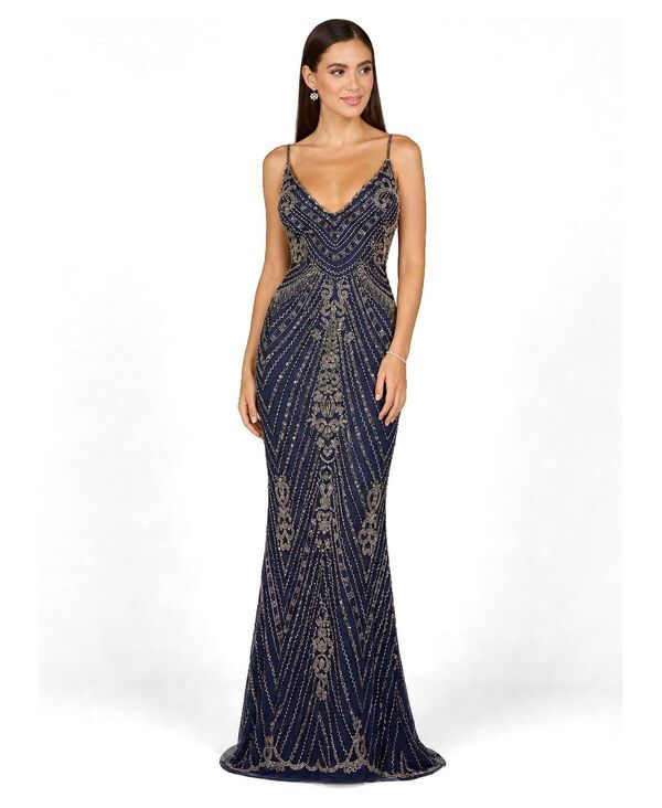 ララ レディース トップス ワンピース Lara Womenspaghetti Strap Beadedress Navy gunmetal ネイビー