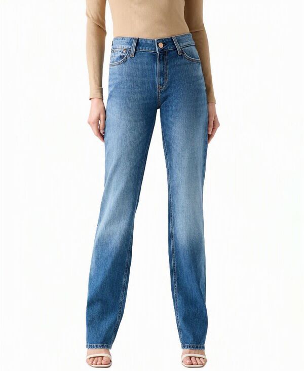 ゲス レディース ボトムス デニムパンツ ジーンズ GUESS Womens Nicky StraightLeg MidRise Jeans Lowkey Mid 22,896円
