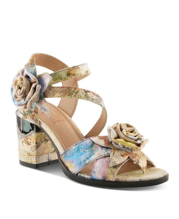 ラリティステ レディース シューズ サンダル LArtiste Womenspring Step Flowerpower Strappy Sandal with Rosette Vamp Multic 21,155円