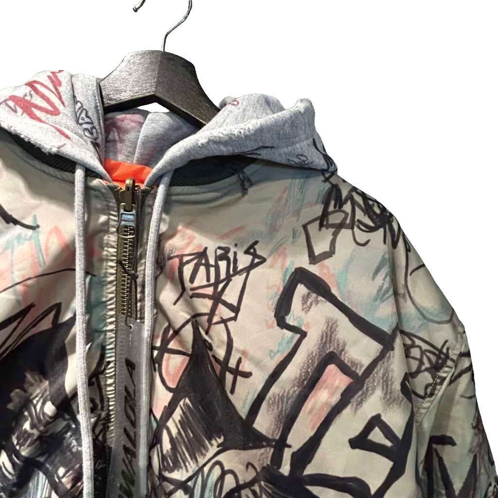 モワローラ MOWALOLA 25AW graffiti bomber jacket グラフィティ
