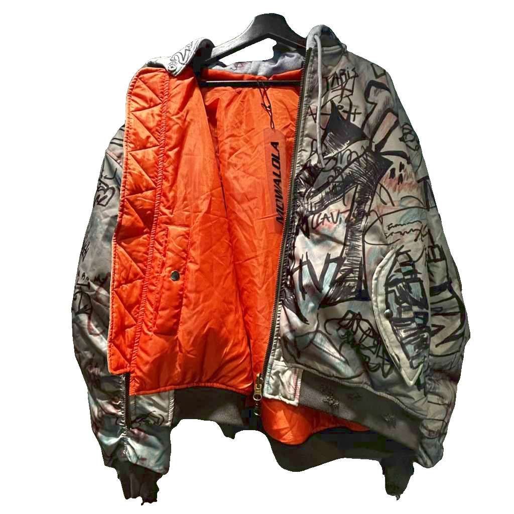 モワローラ MOWALOLA 25AW graffiti bomber jacket グラフィティ