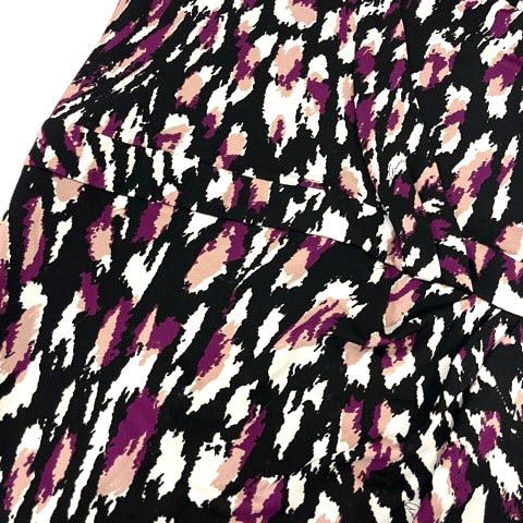 グッチ GUCCI ワンピース Vネック ノースリーブ 総柄 ひざ丈 XS マルチ