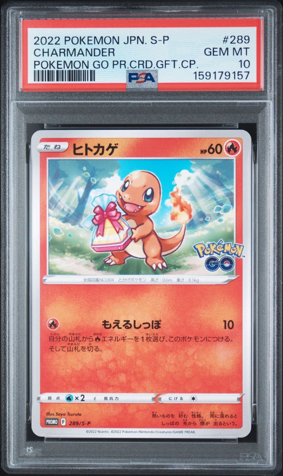 PSA10 フシギダネ ヒトカゲ ゼニガメ ポケモンGO ポケモン ポケカ 3枚セット】フシギダネ 287 S-P PSA10 ゼニガメ 290 S-P PSA10