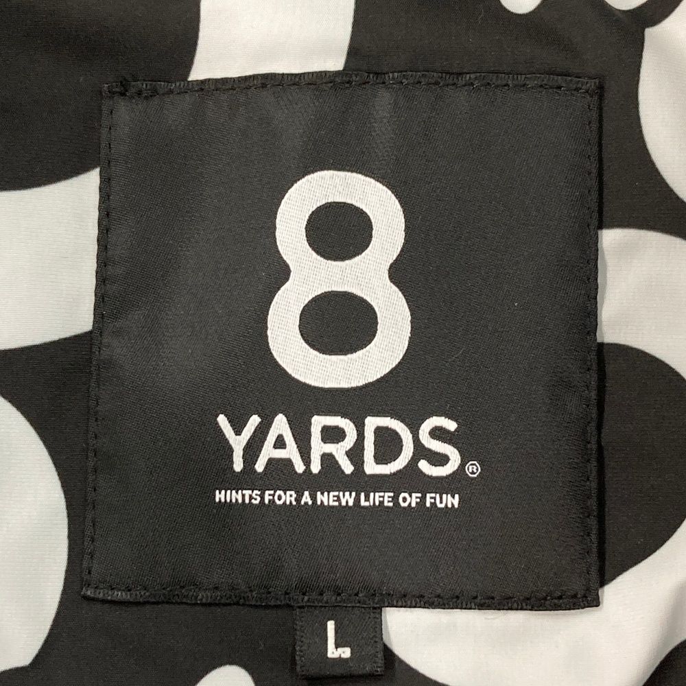 サイズ：L 8YARDS ハチヤーズ 2024年 フード 中綿ベスト ブラック系