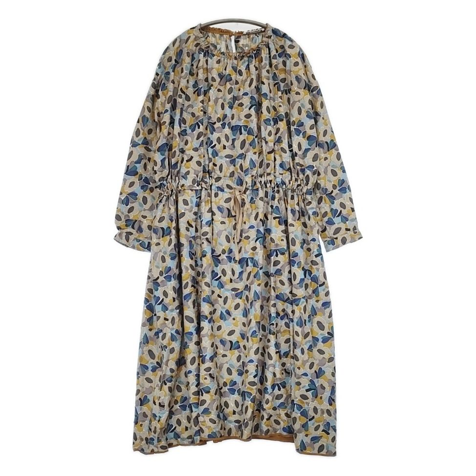 mina perhonen flowerscope シルクウール va3449 サイズ38 ワンピース