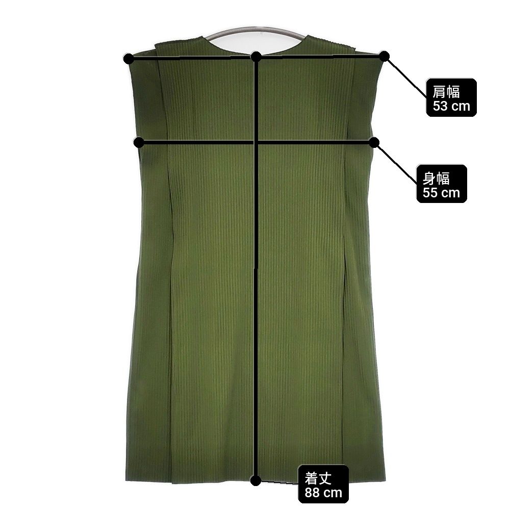 me ISSEY MIYAKE プリーツ MI22KT912 ノースリーブ ワンピース
