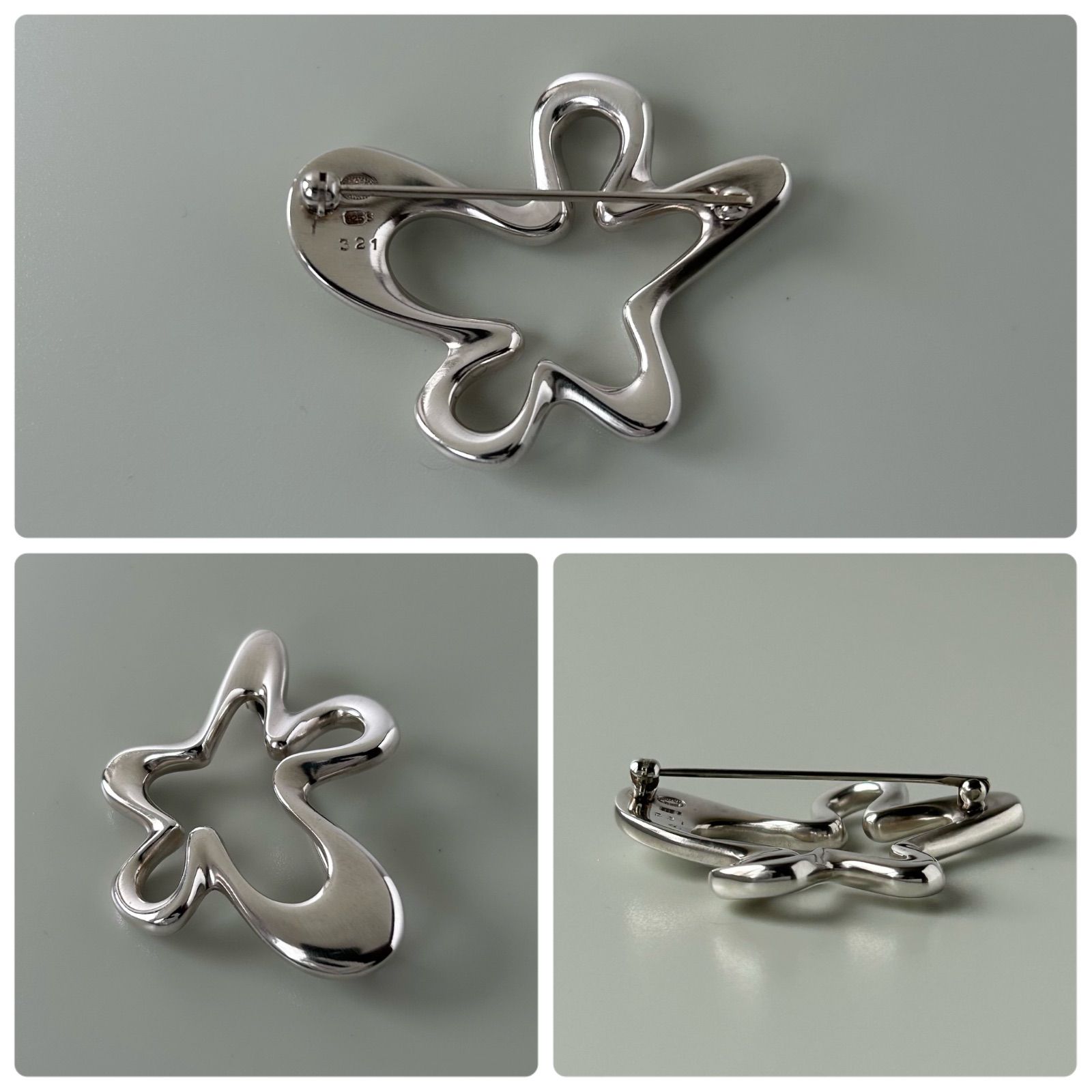 ジョージ ジェンセン ブローチ 321 スプラッシュ SV925 Georg Jensen
