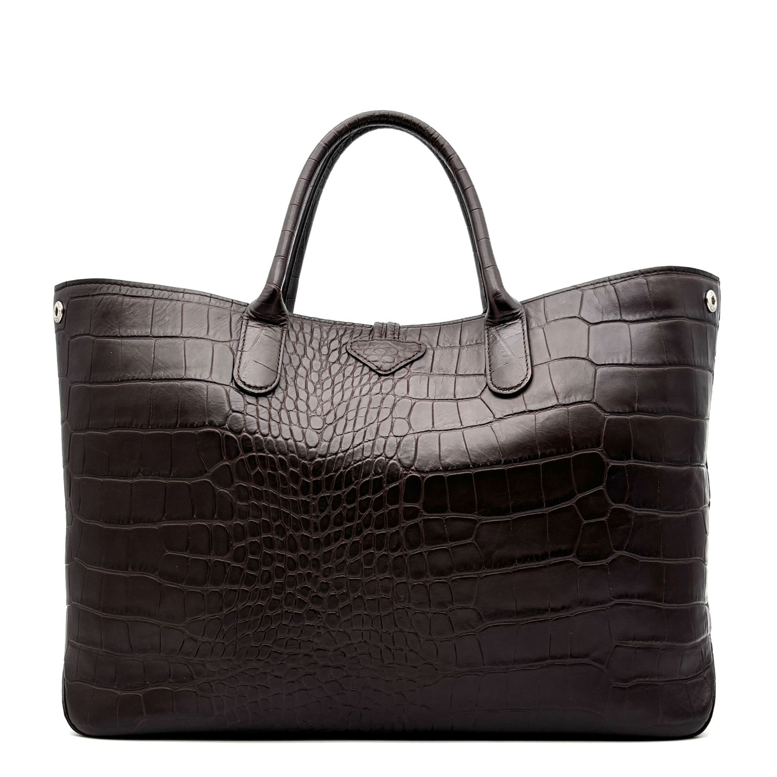 極美品 LONGCHAMP ロンシャン ロゾ トートバッグ ハンドバッグ クロコ