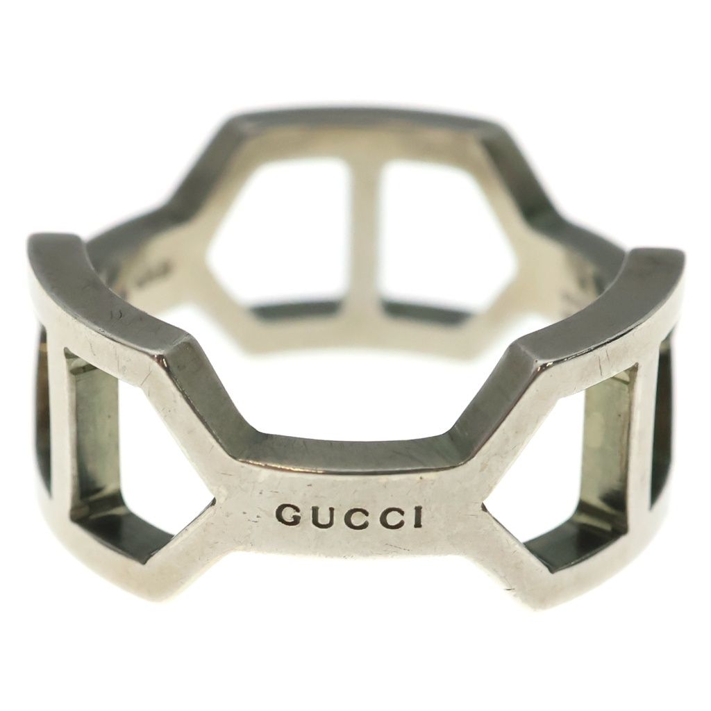 GUCCI (グッチ) ヘキサゴン デザインリング シルバー 925 #21 - メルカリ