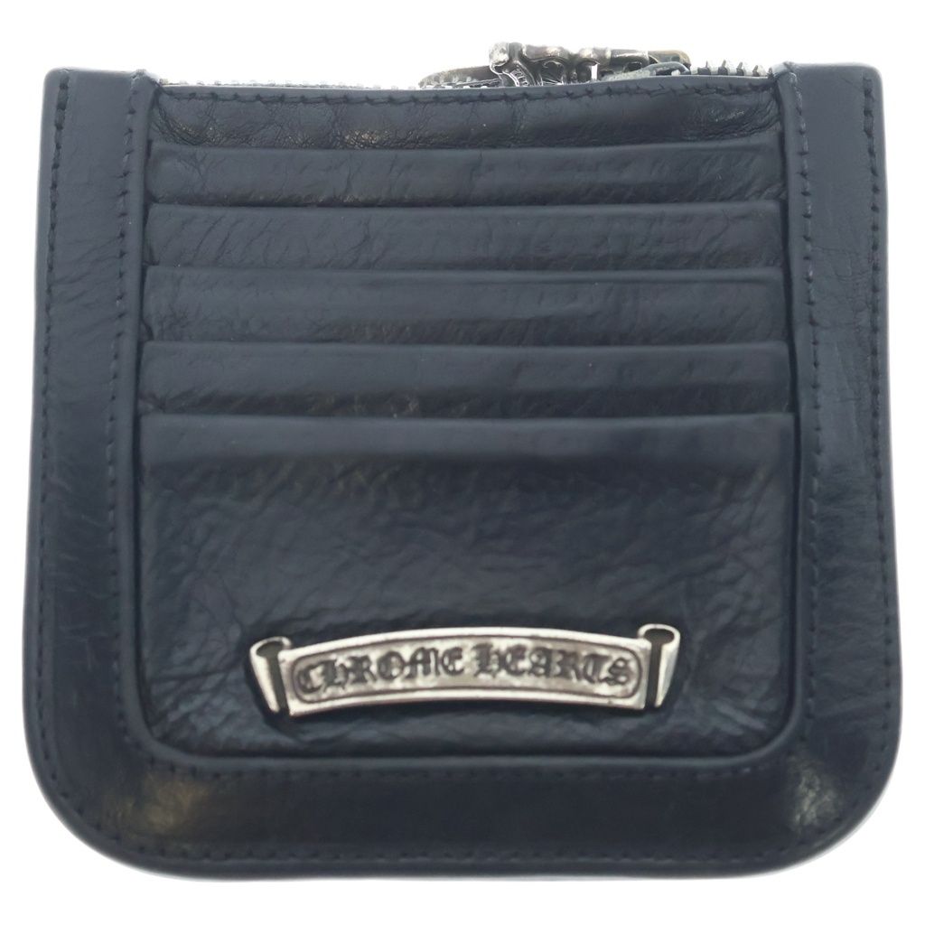 CHROME HEARTSクロムハーツ ガーメントケース 初期 ダガー ジッパー CHROME HEARTS (クロムハーツ) ダガージップ スクロールラベル レザー