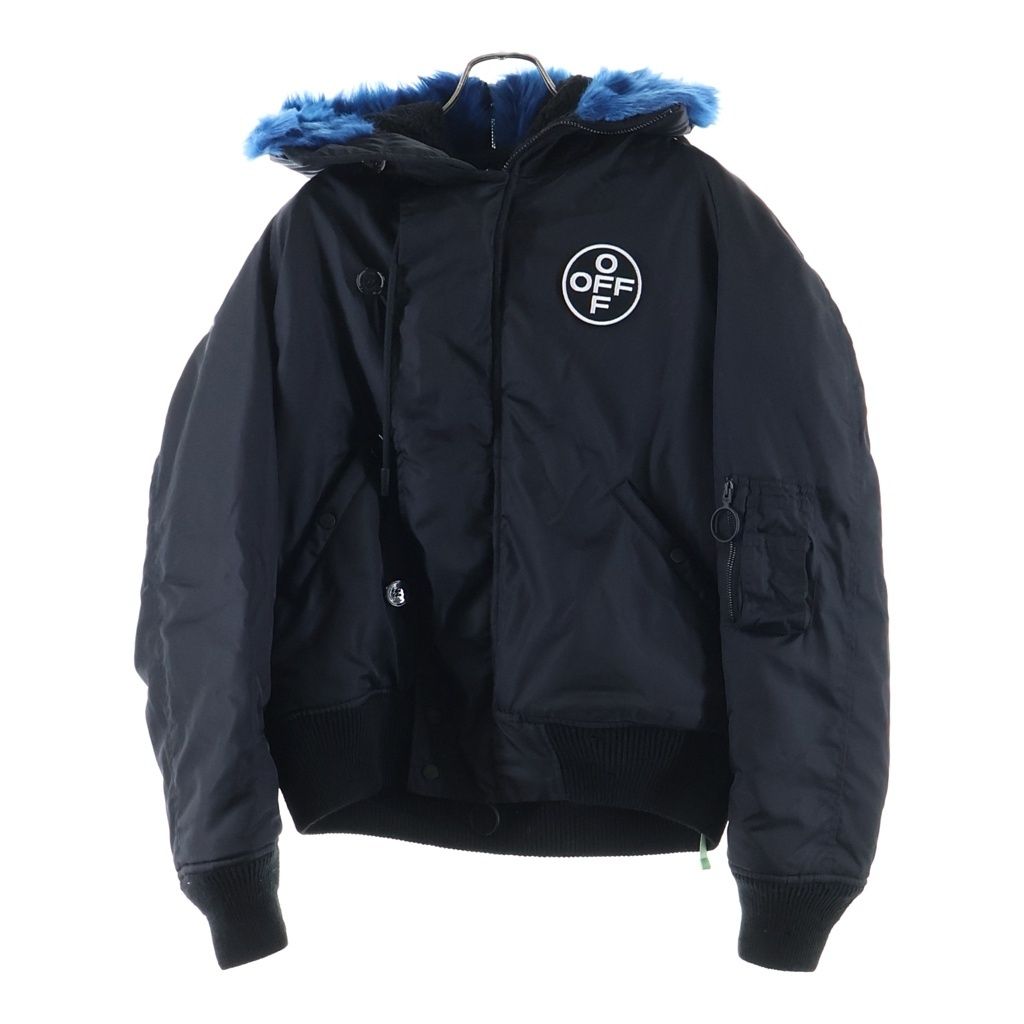 OFF-WHITE (オフホワイト) 18AW Faux Fur Bomber Jacket フェイク