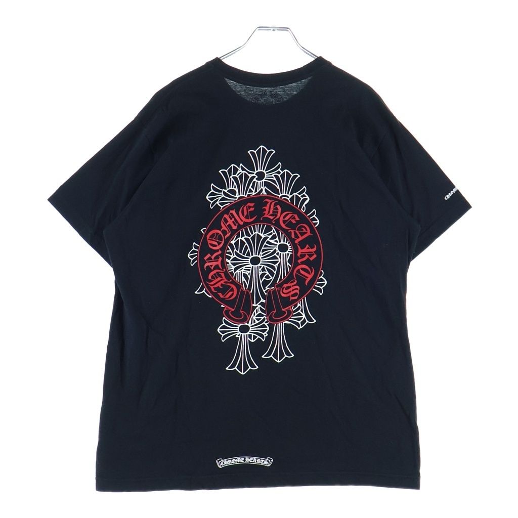 CHROME HEARTS クロムハーツ Back Cross Neck Logo Tee バッククロス