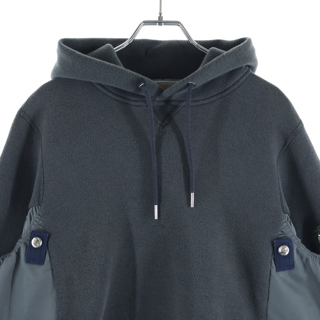 Sacai (サカイ) 22AW MA-1 Sponge Sweat Hoodie スポンジ プルオーバー
