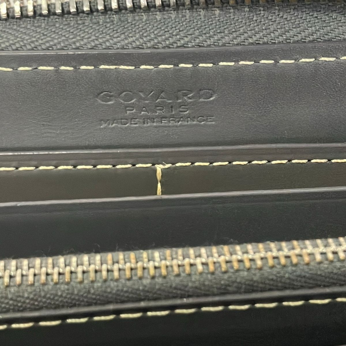 GOYARD(ゴヤール) 長財布 マティニョン グレー×アイボリー レザー