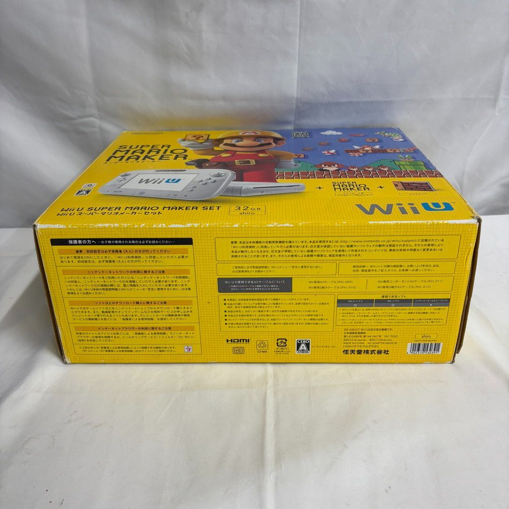 1720◇ゲーム機 Wii U スーパーマリオ メーカー セット WUP-101