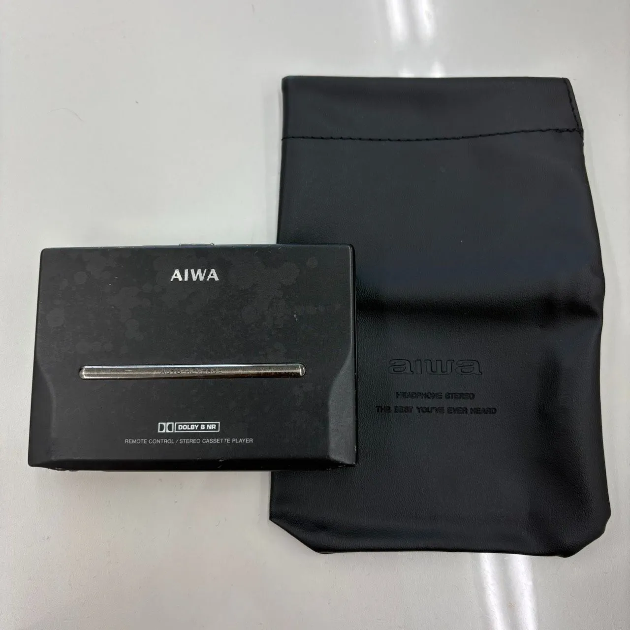 E【ジャンク-junkシナ】AIWA カセット-cassetteプレーヤー HS-PL55