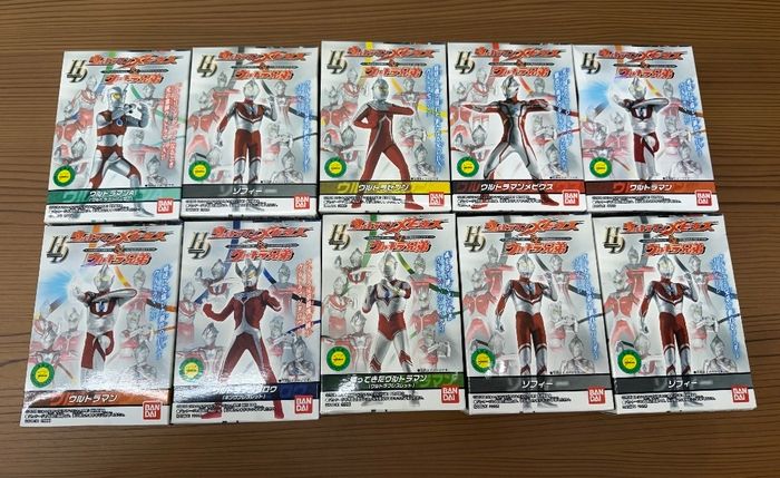 未開封】BANDAI 2006年 HD ウルトラマンメビウス＆ウルトラ兄弟 全7種